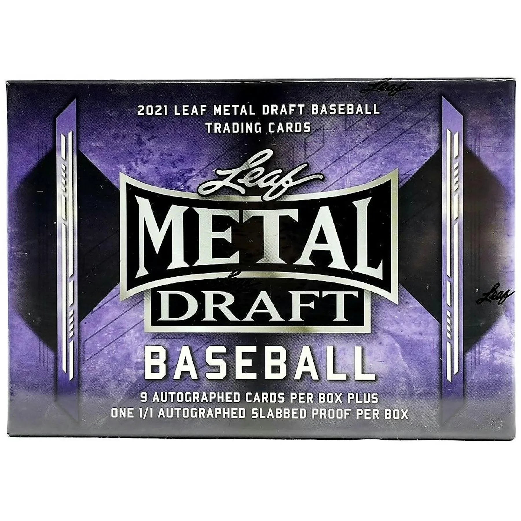 2021 Leaf Metal Draft Baseball Hobby Jumbo Box (Ships Sealed Only)