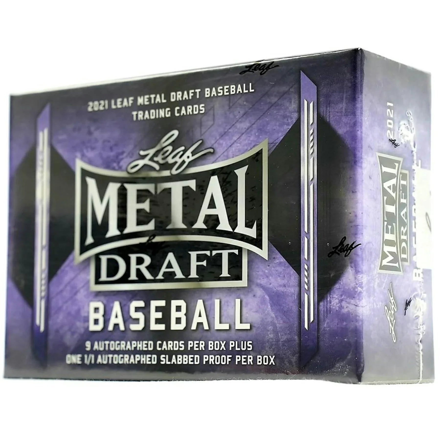 2021 Leaf Metal Draft Baseball Hobby Jumbo Box (Ships Sealed Only)