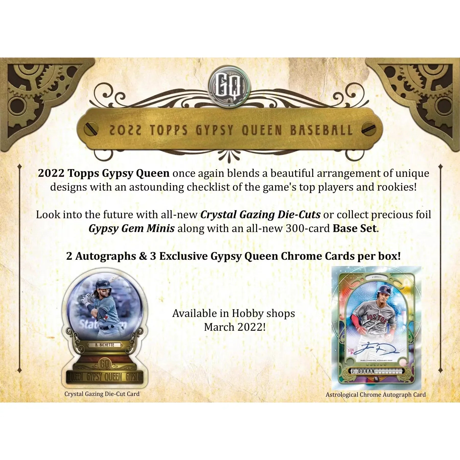 2022 Topps Gypsy Queen Baseball Hobby 10-Box Case (Ships Sealed Only) - D