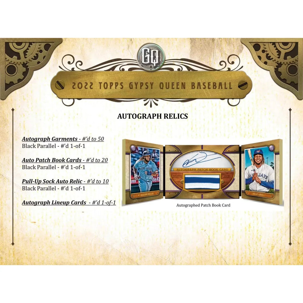 2022 Topps Gypsy Queen Baseball Hobby 10-Box Case (Ships Sealed Only) - D