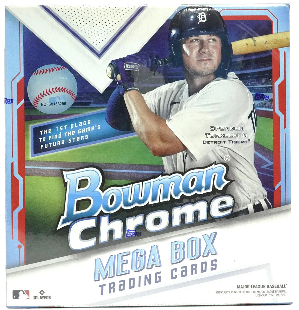 2021 Bowman Chrome Baseball Mega Box (Ships Sealed Only) - D