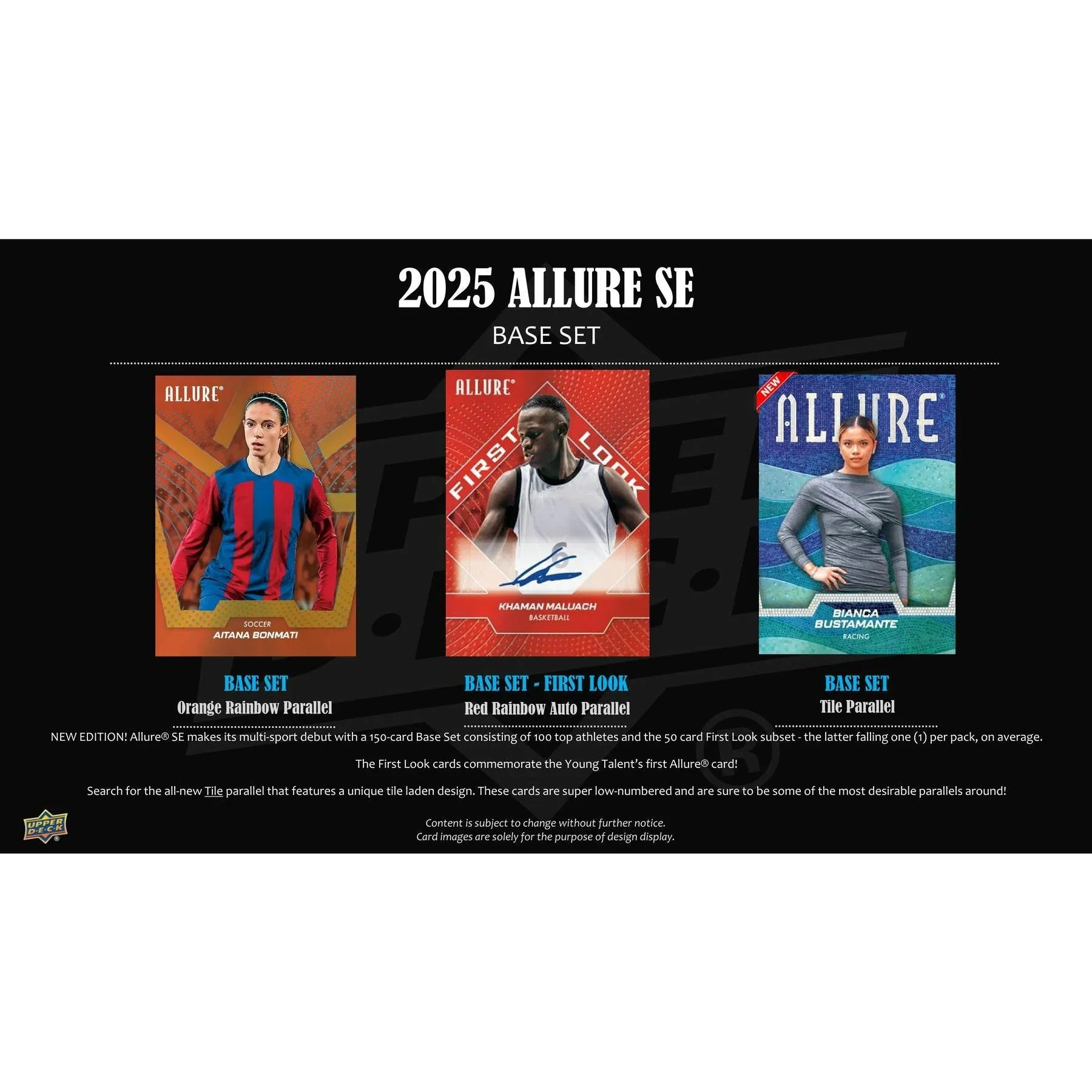 2025 Upper Deck Allure SE Hobby Box (Ships Sealed Only)
