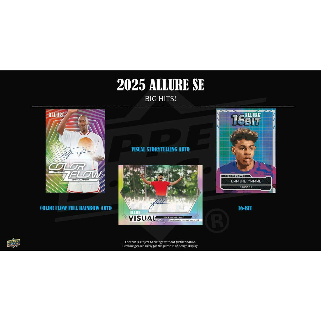 2025 Upper Deck Allure SE Hobby Box (Ships Sealed Only)