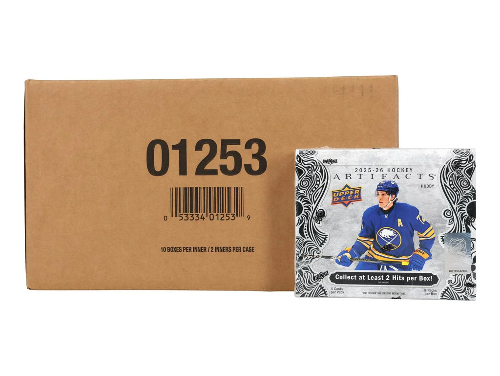 2025 26 Upper Deck Artifacts Hockey Hobby 20 Box Case (Ships Sealed Only) - D2