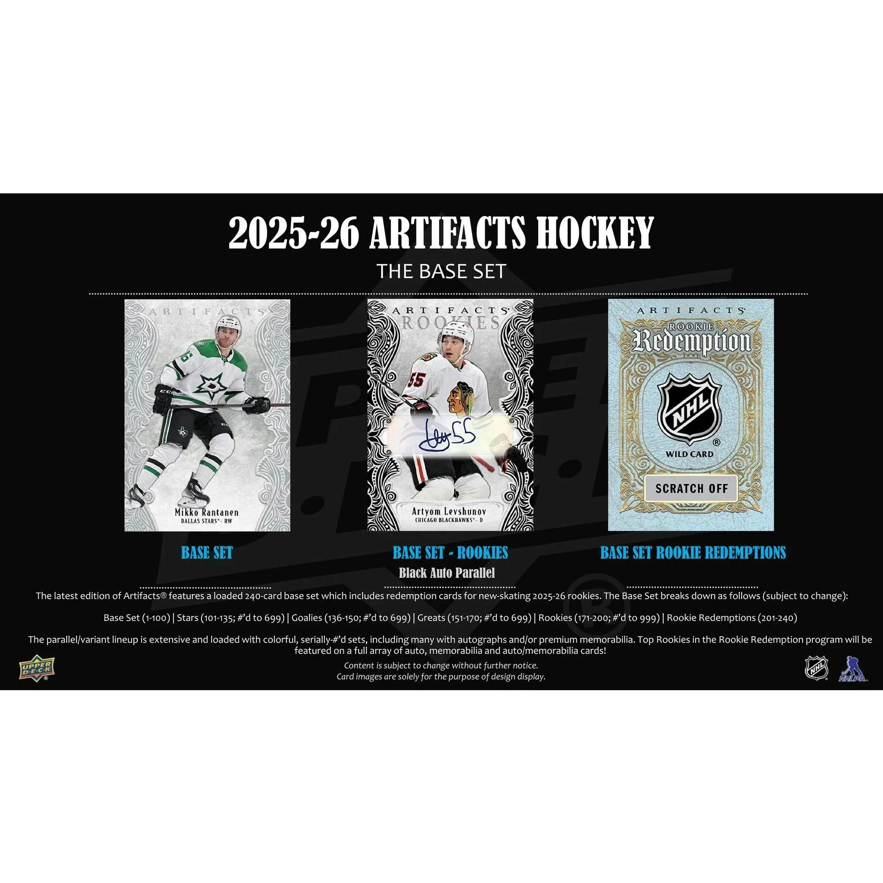 2025 26 Upper Deck Artifacts Hockey Hobby 20 Box Case (Ships Sealed Only) - D2