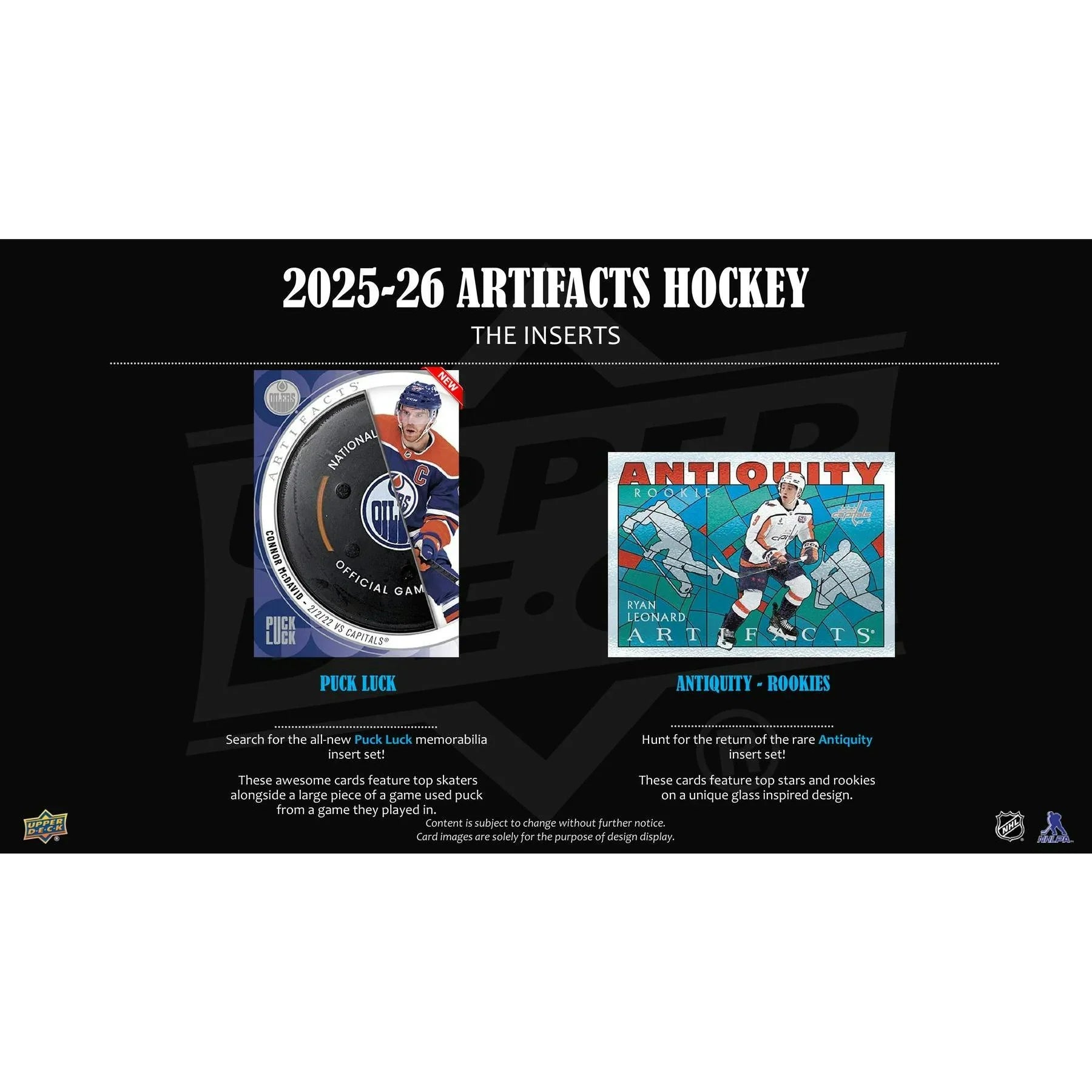 2025 26 Upper Deck Artifacts Hockey Hobby 20 Box Case (Ships Sealed Only) - D2