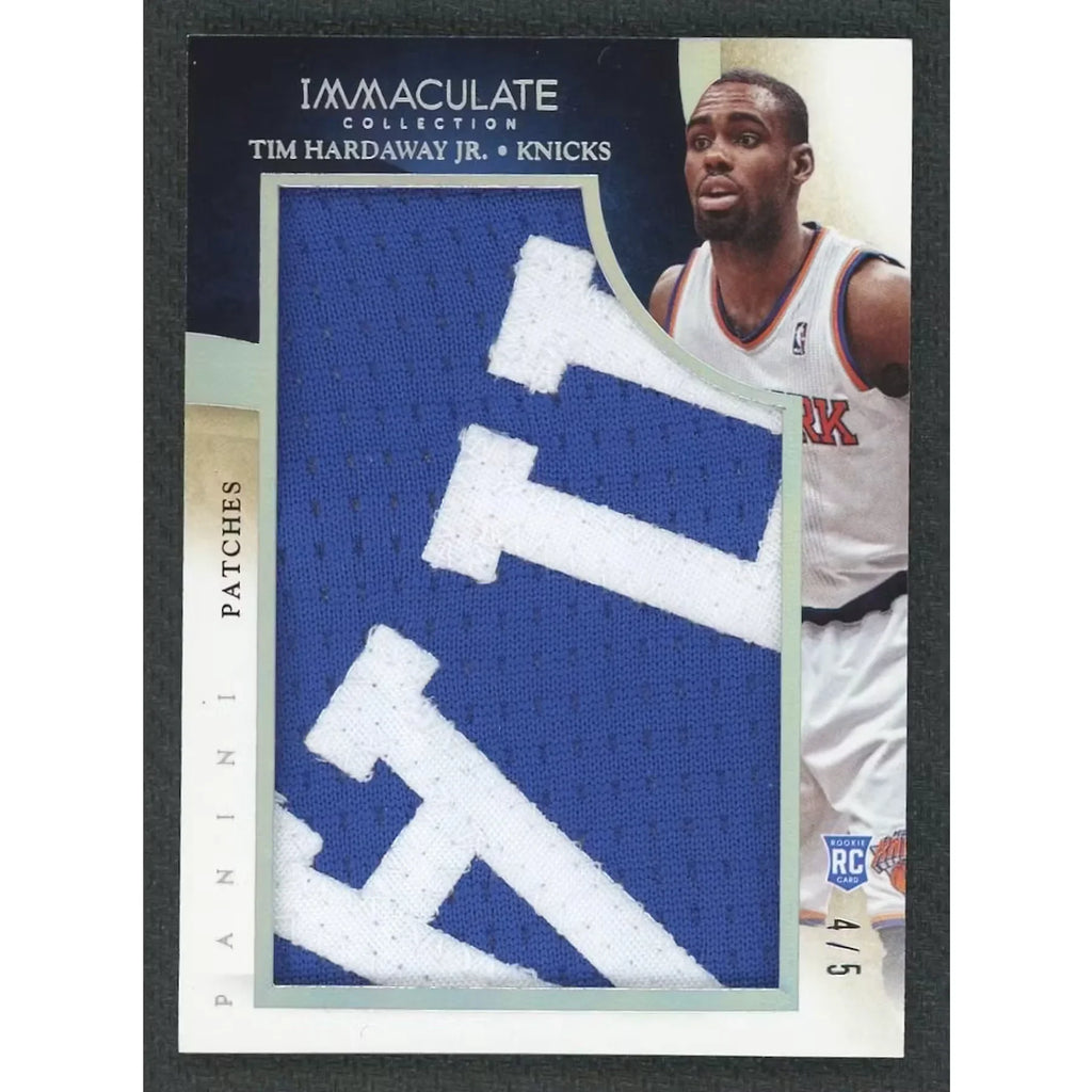 2013-14 Panini Immaculate Tim Hardaway Jr. Rookie Patches/5 #80 Jumbo