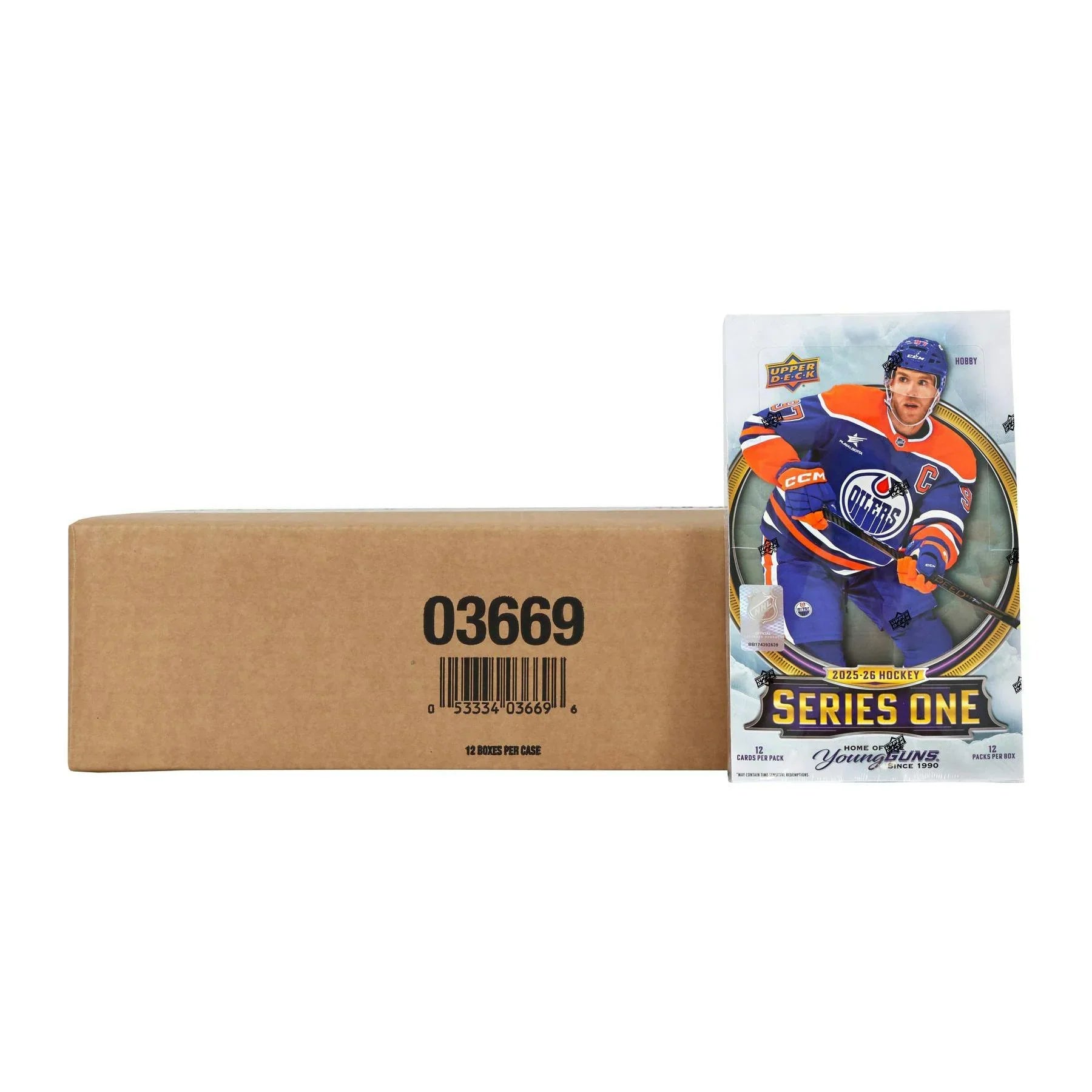 2025 26 Upper Deck Series 1 Hockey Hobby 12 Box Case (Ships Sealed Only) - D2
