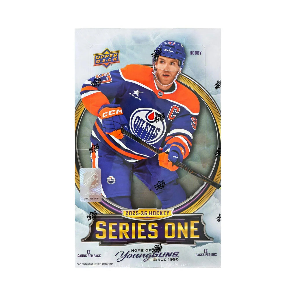 2025 26 Upper Deck Series 1 Hockey Hobby 12 Box Case (Ships Sealed Only) - D2