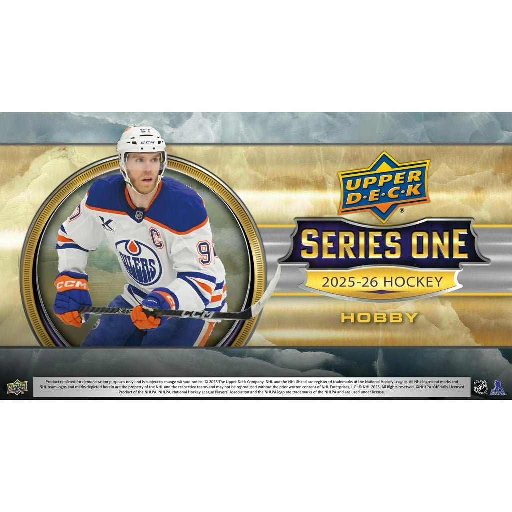 2025 26 Upper Deck Series 1 Hockey Hobby 12 Box Case (Ships Sealed Only) - D2