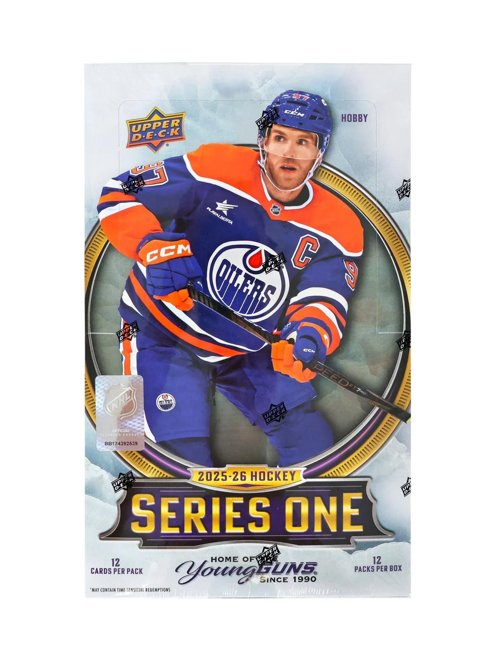 2025 26 Upper Deck Series 1 Hockey Hobby Box (Ships Sealed Only) - D