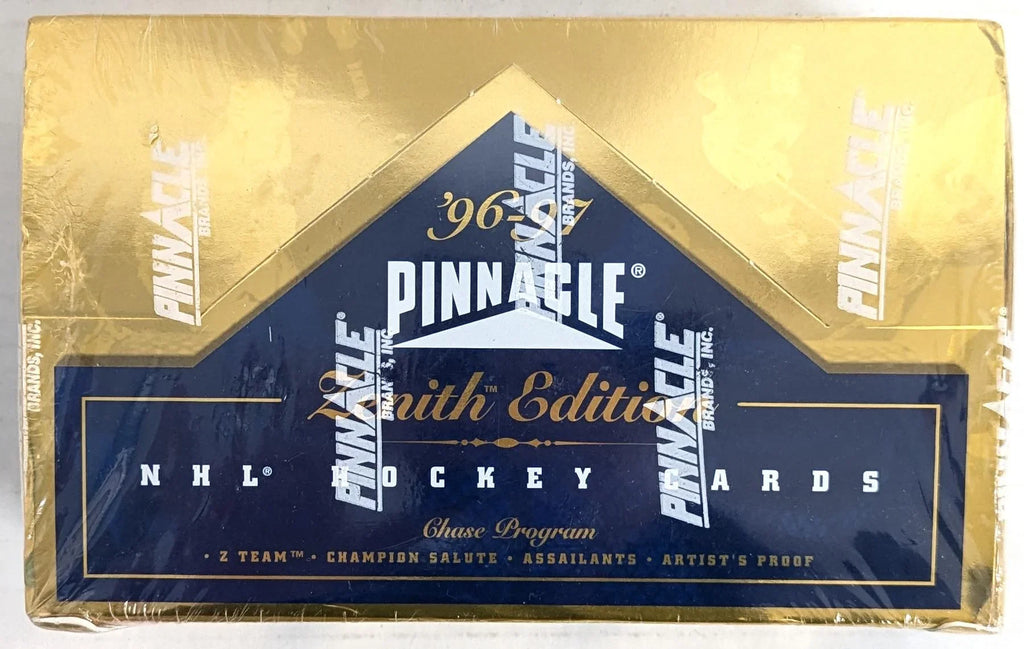 1996 97 Pinnacle Zenith Hockey Hobby Box (Ships Sealed Only)