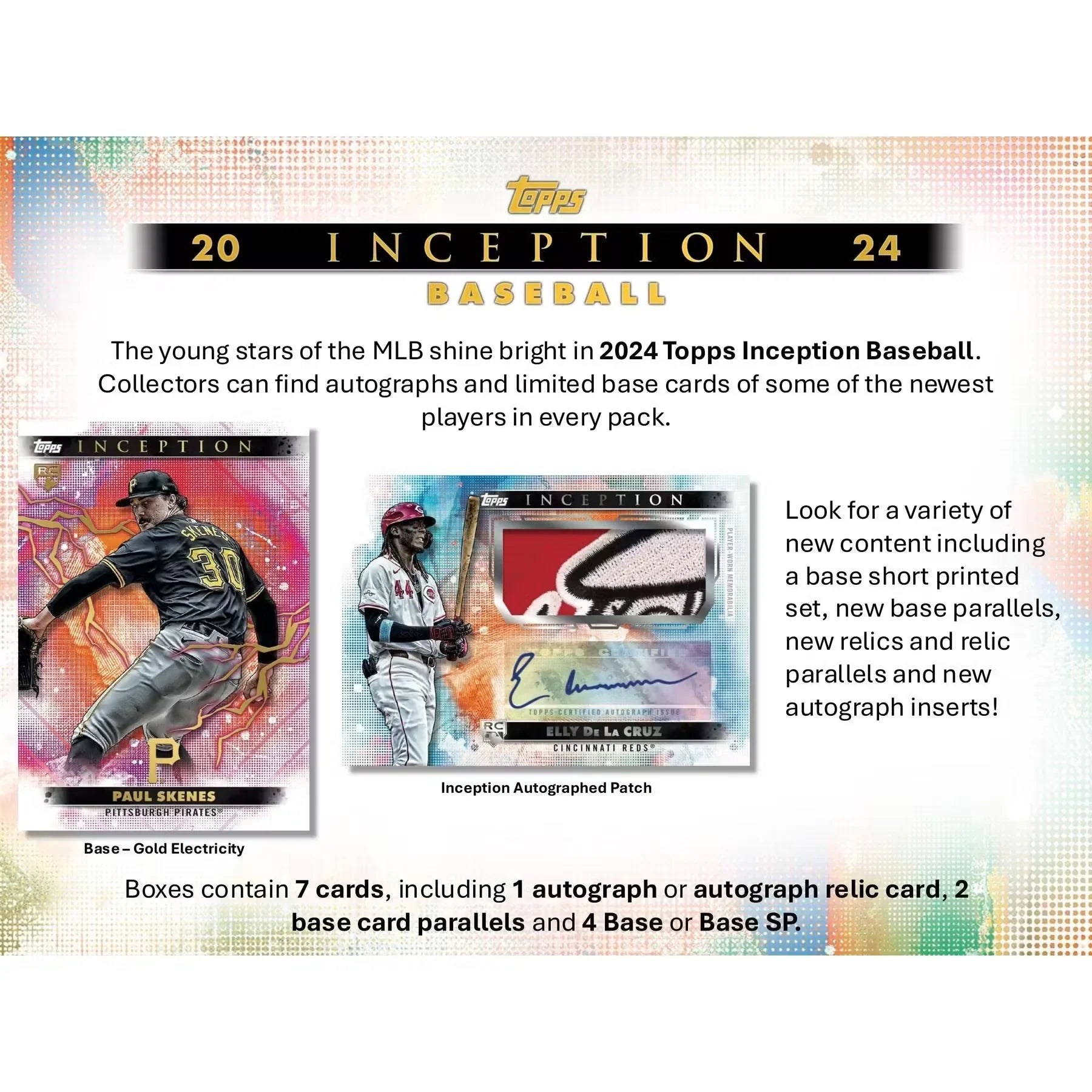 2024 Topps Inception Baseball Hobby Box (Ships Sealed Only)