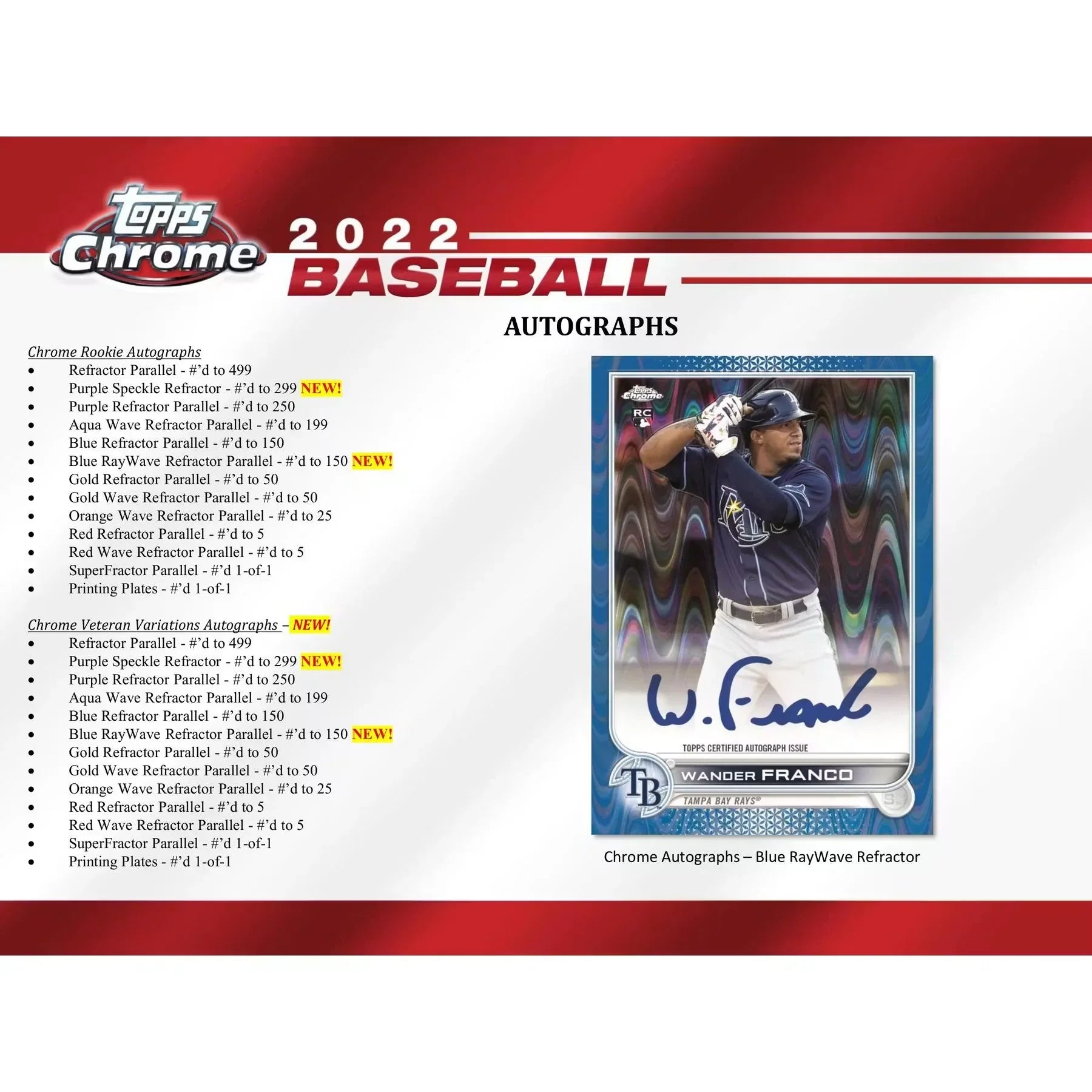 2022 Topps Chrome Baseball Hobby Jumbo 8 Box Case (Ships Sealed Only)