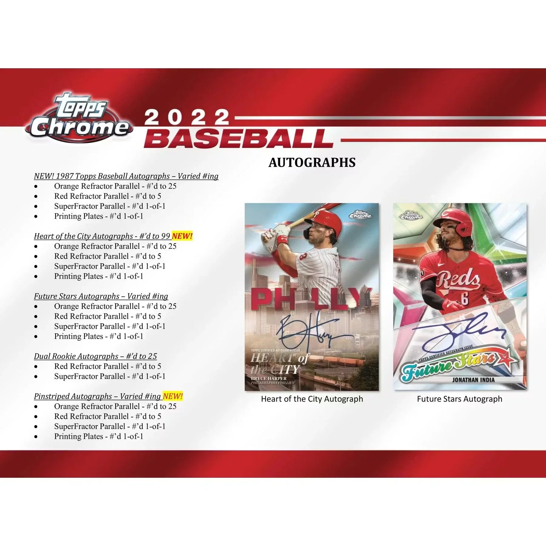 2022 Topps Chrome Baseball Hobby Jumbo 8 Box Case (Ships Sealed Only)