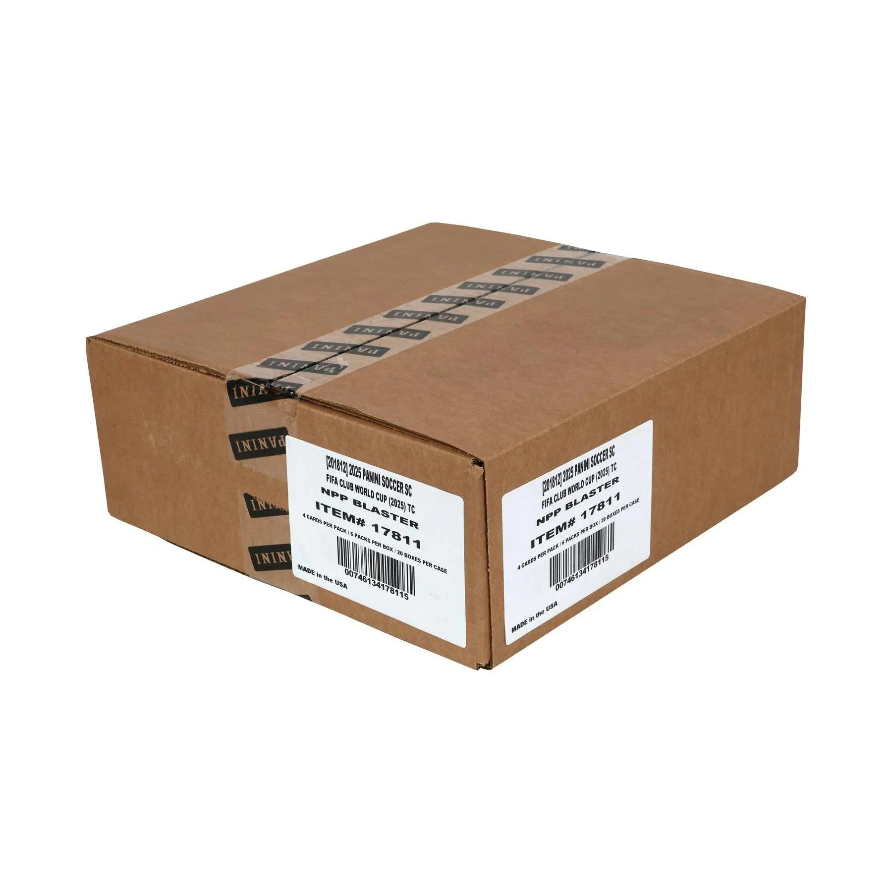 2025 Panini Prizm FIFA Club World Cup Soccer Blaster 20 Box Case (Ships Sealed Only)