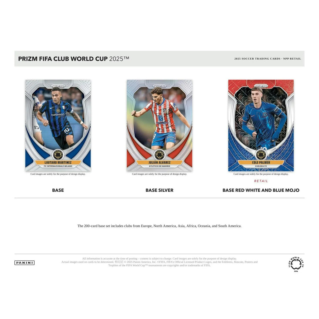 2025 Panini Prizm FIFA Club World Cup Soccer Blaster 20 Box Case (Ships Sealed Only)
