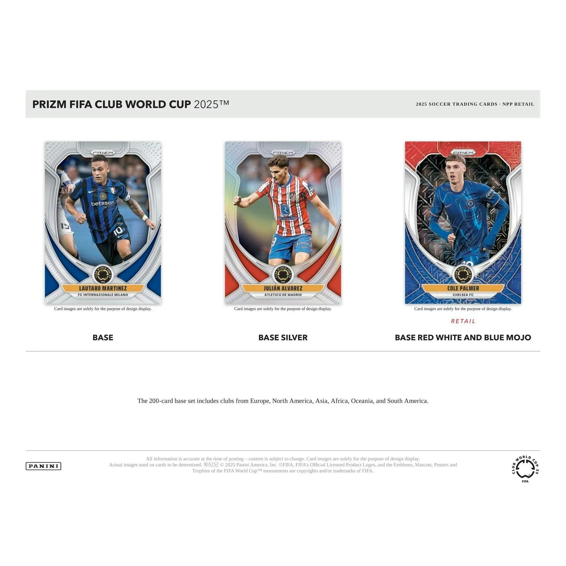 2025 Panini Prizm FIFA Club World Cup Soccer Blaster 20 Box Case (Ships Sealed Only)
