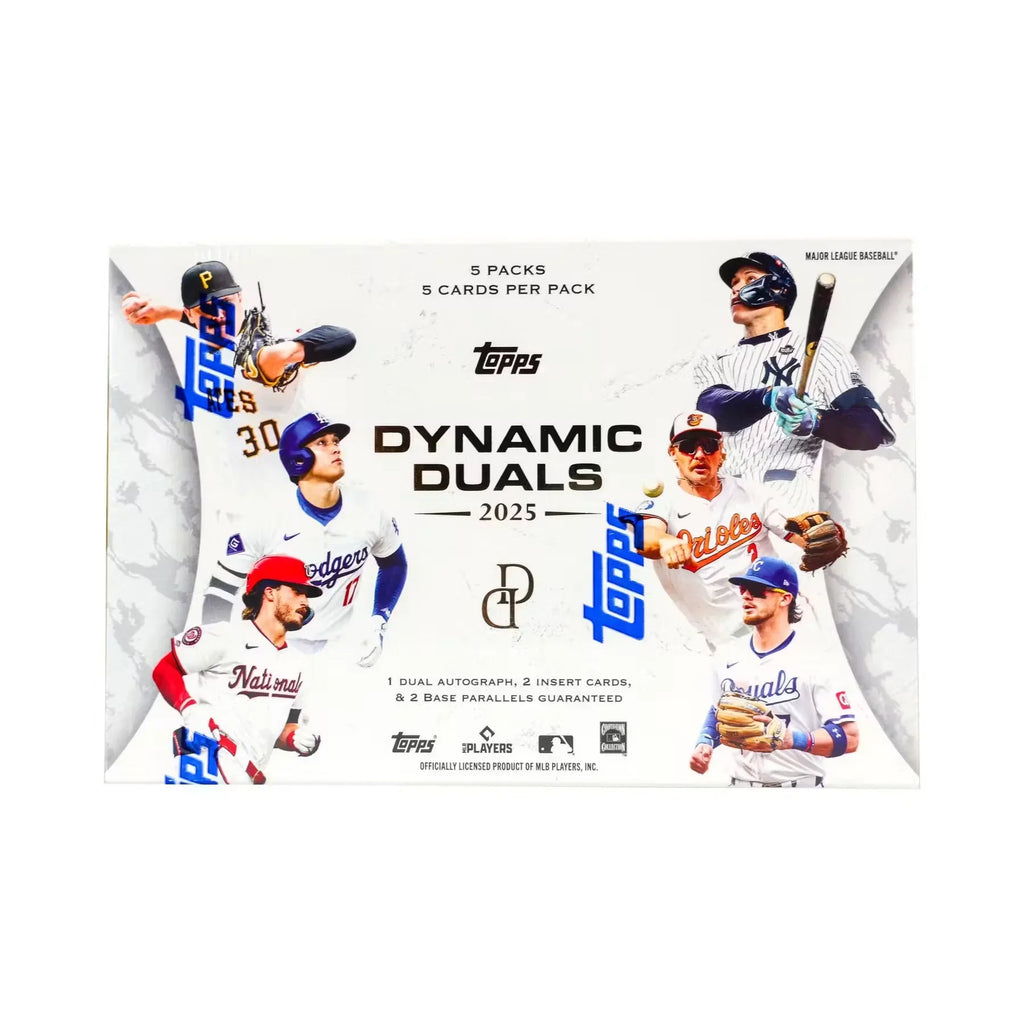 2025 Topps Dynamic Duals Baseball Hobby Box (Ships Sealed Only)