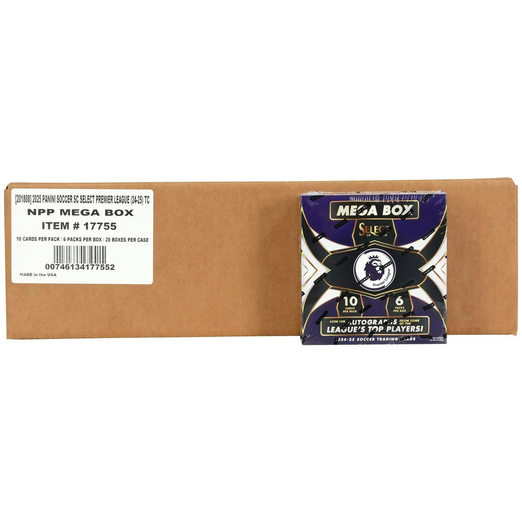 2024 25 Panini Select Premier League EPL Soccer Mega 20 Box Case (Ships Sealed Only)