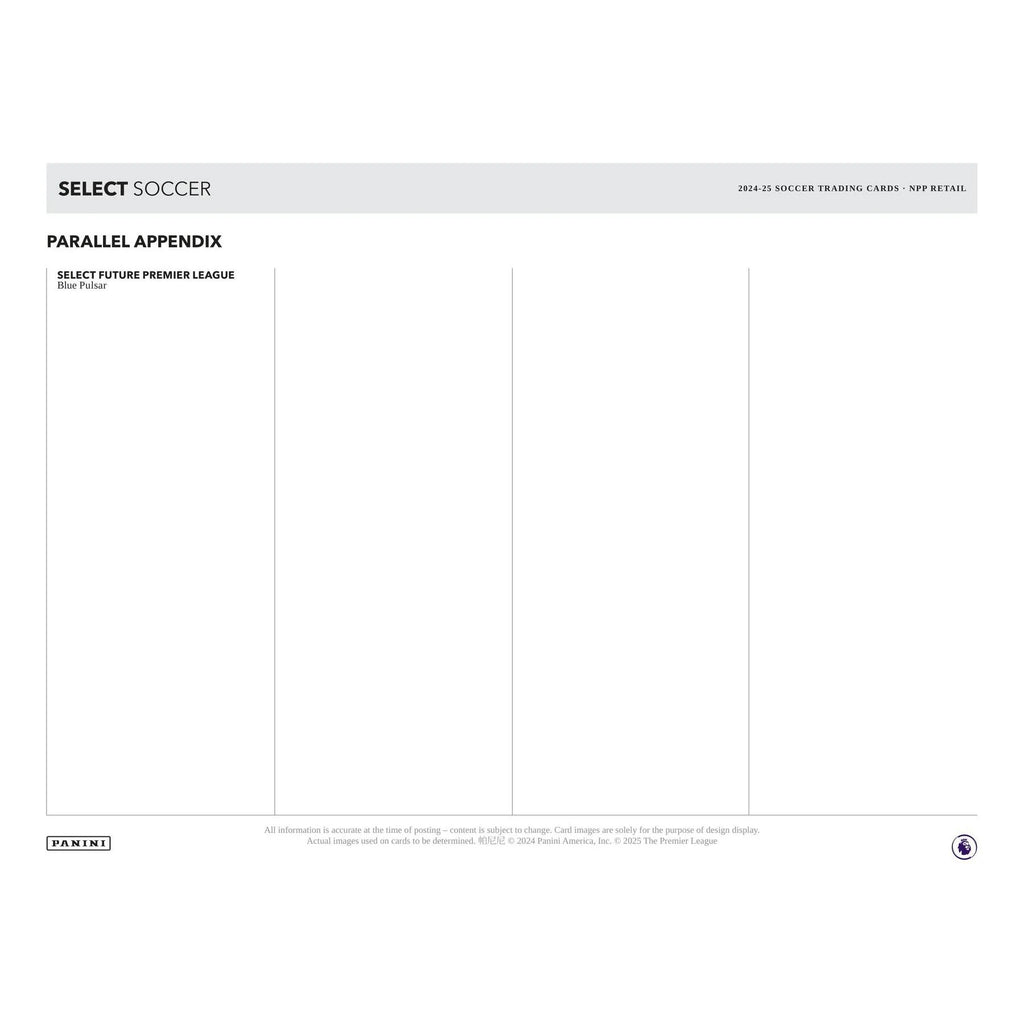 2024 25 Panini Select Premier League EPL Soccer Mega 20 Box Case (Ships Sealed Only)