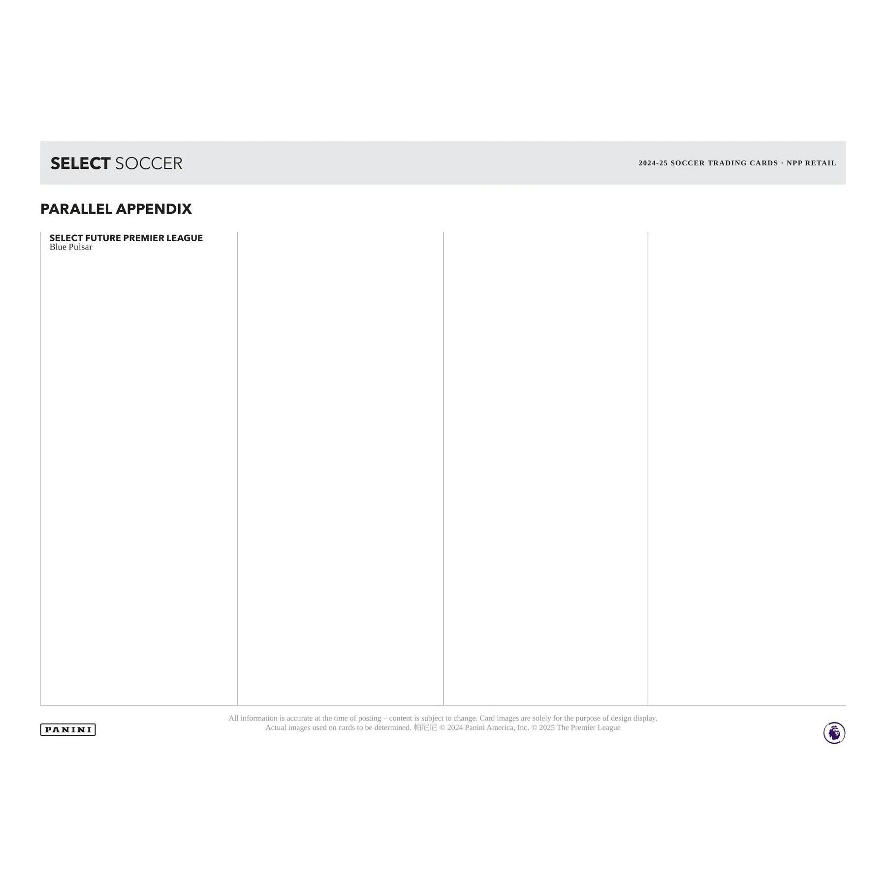 2024 25 Panini Select Premier League EPL Soccer Mega 20 Box Case (Ships Sealed Only)