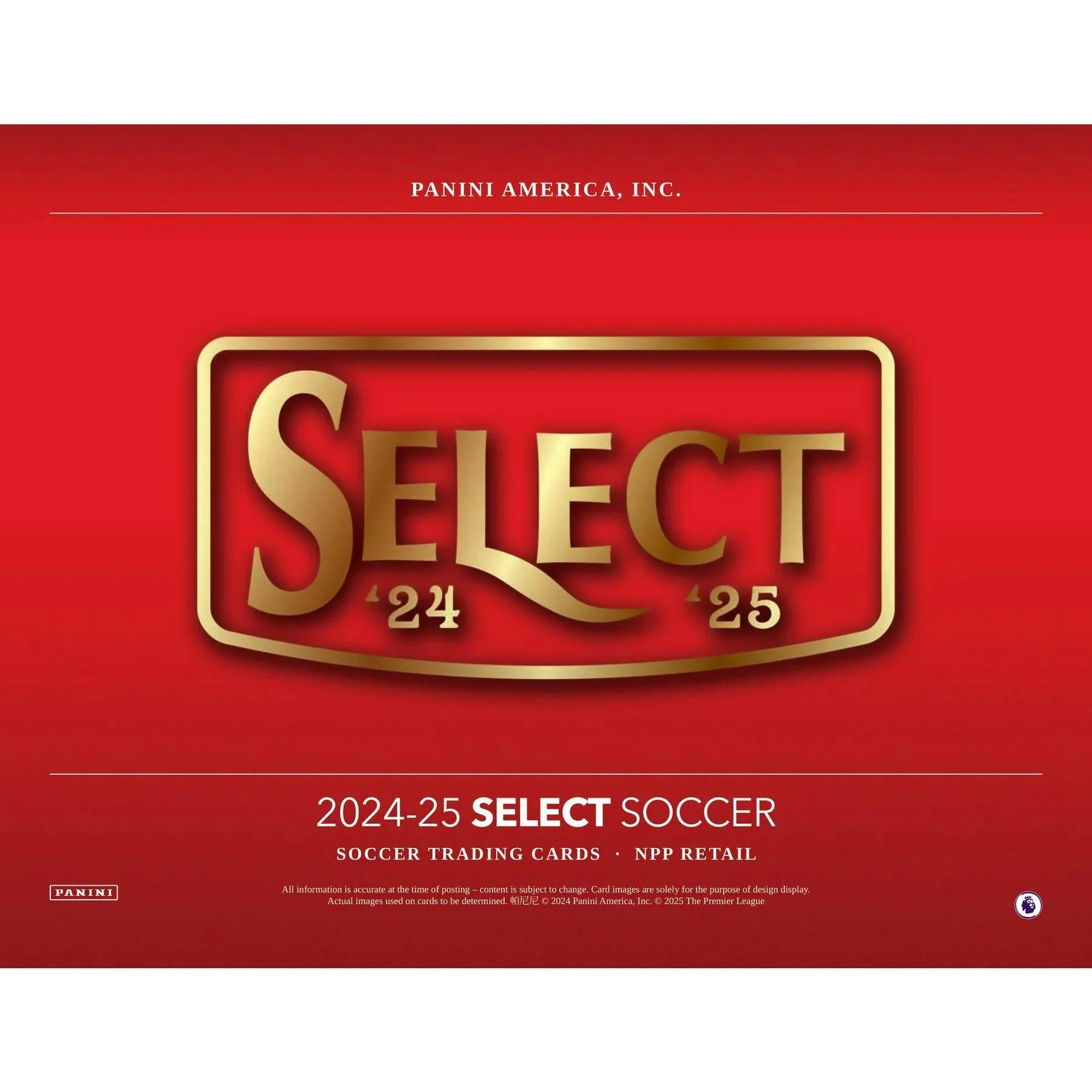 2024 25 Panini Select Premier League EPL Soccer Mega 20 Box Case (Ships Sealed Only)
