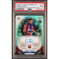 Lamine Yamal 2023-24 Topps Chrome Aqua Rookie Auto | PSA 9