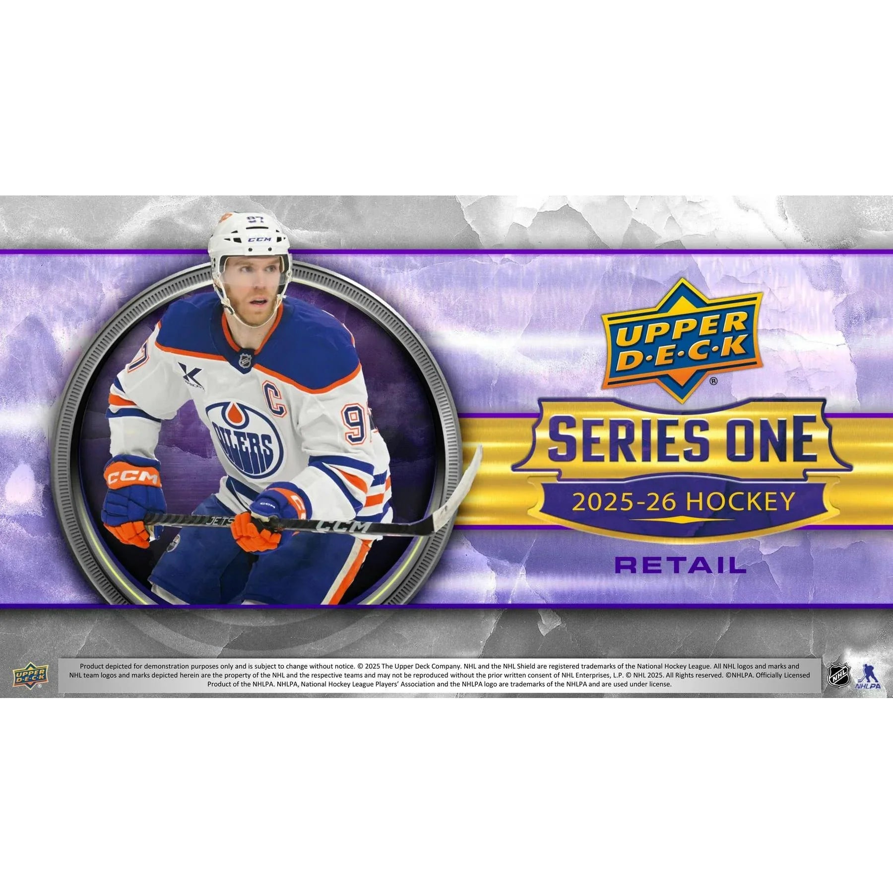2025 26 Upper Deck Series 1 Hockey Tin Box Case 12 Ct (Ships Sealed Only) - D1