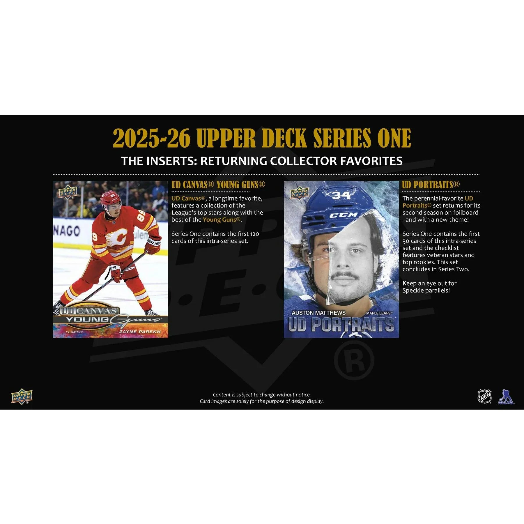 2025 26 Upper Deck Series 1 Hockey Tin Box Case 12 Ct (Ships Sealed Only) - D1