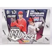 2021 Panini Mosaic Baseball 96 Card Mega Box Reactive Yellow Parallels (Ships Sealed Only)