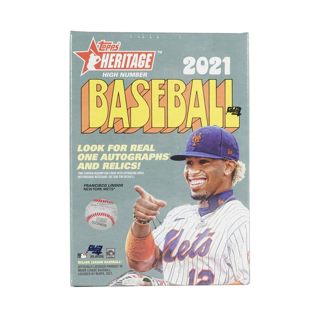 2021 Topps Heritage High Number Baseball Blaster Box (Ships Sealed Only)