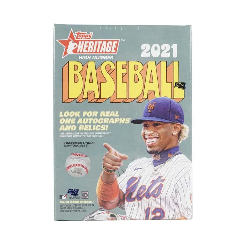 2021 Topps Heritage High Number Baseball Blaster Box (Ships Sealed Only)