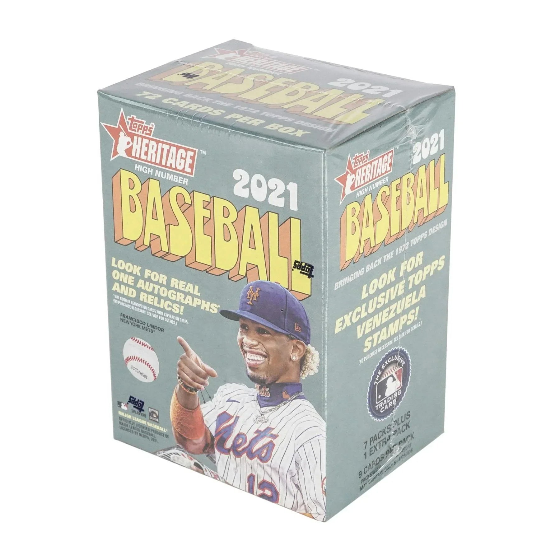 2021 Topps Heritage High Number Baseball Blaster Box (Ships Sealed Only)