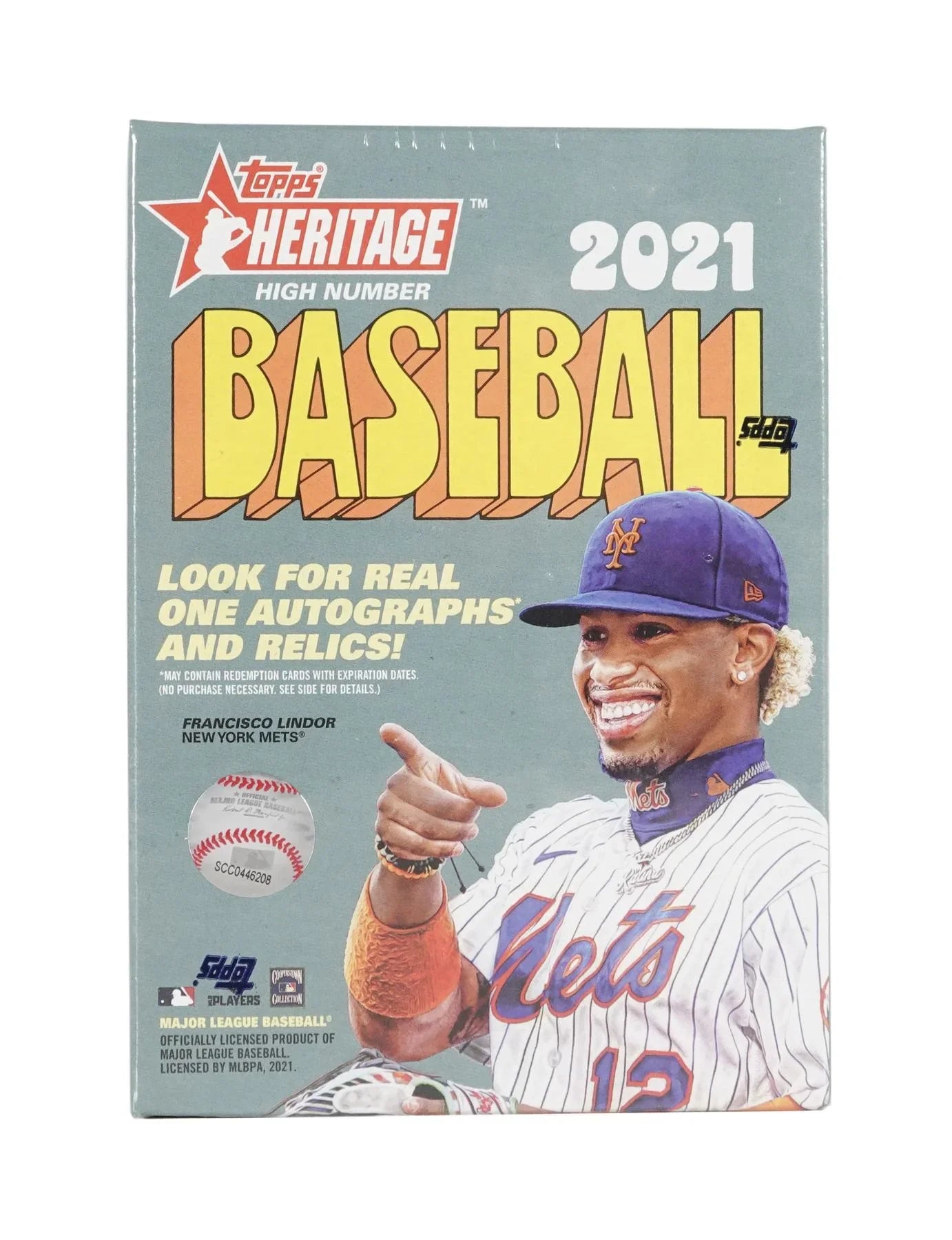 2021 Topps Heritage High Number Baseball Blaster Box (Ships Sealed Only)