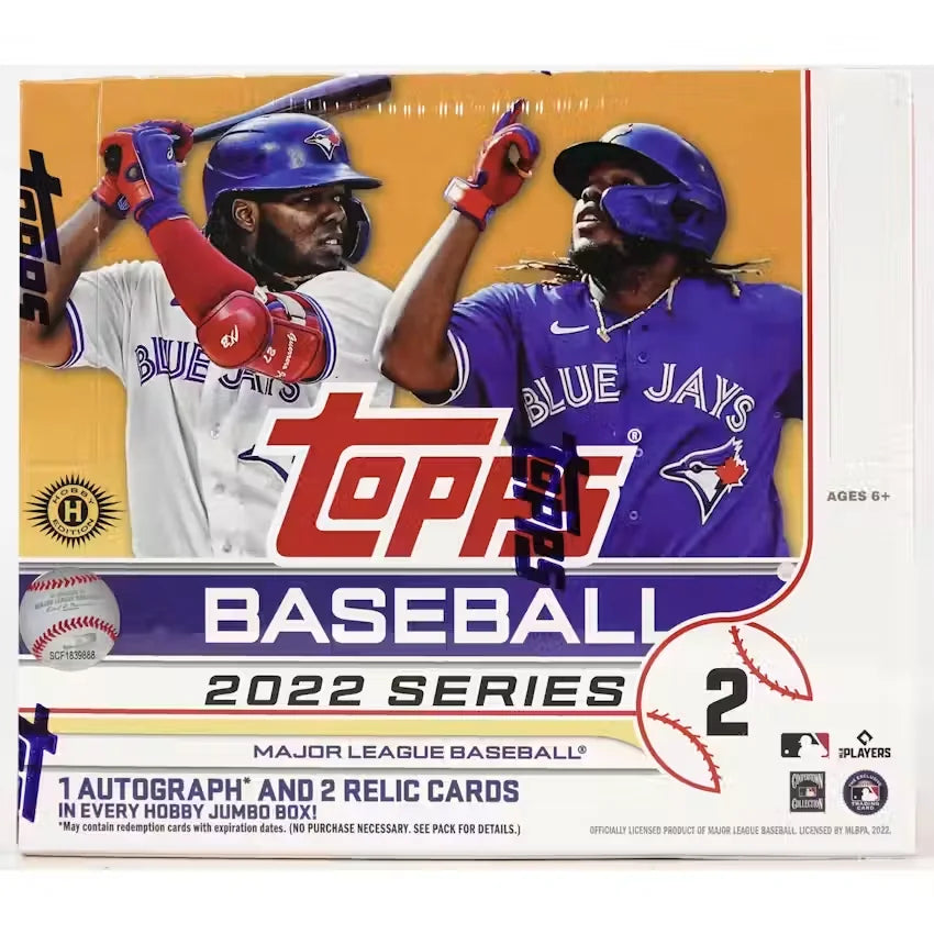 2022 Topps Series 2 Baseball Hobby Jumbo Box (Ships Sealed Only)