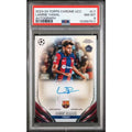 Lamine Yamal Signed 2023-24 Topps Chrome UCC Card | PSA 8