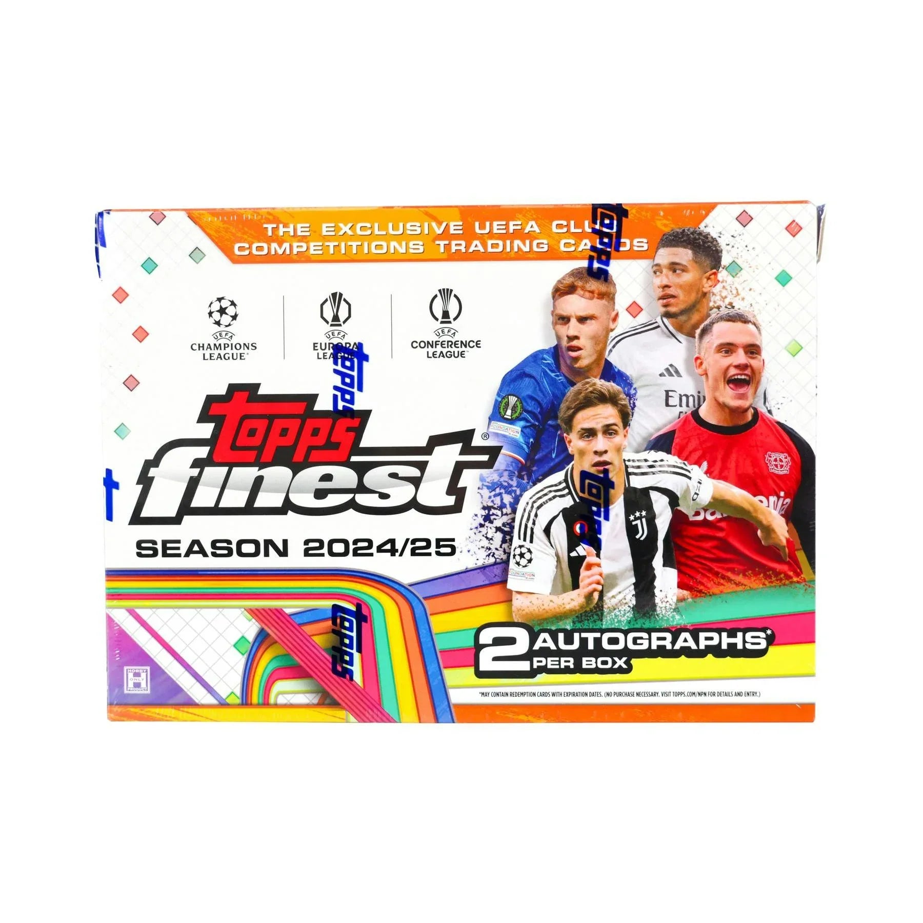 2024 25 Topps UEFA Club Competitions Finest Soccer Hobby Box (Ships Sealed Only)