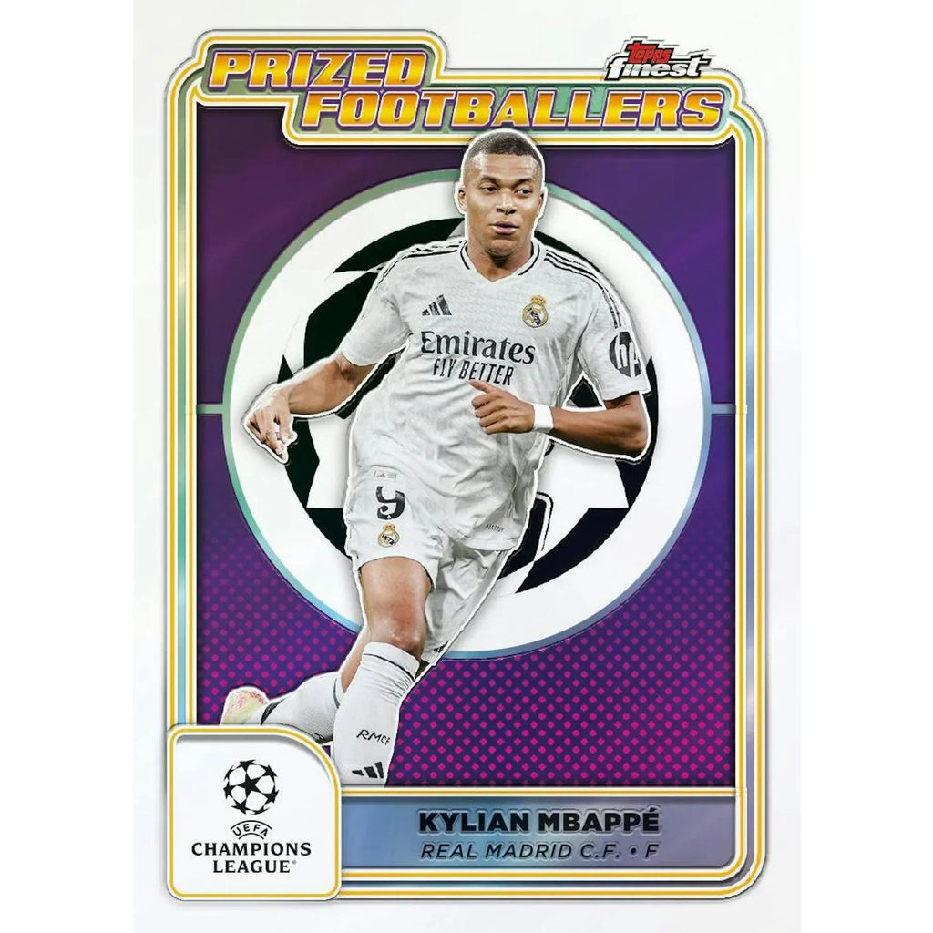 2024 25 Topps UEFA Club Competitions Finest Soccer Hobby Box (Ships Sealed Only)