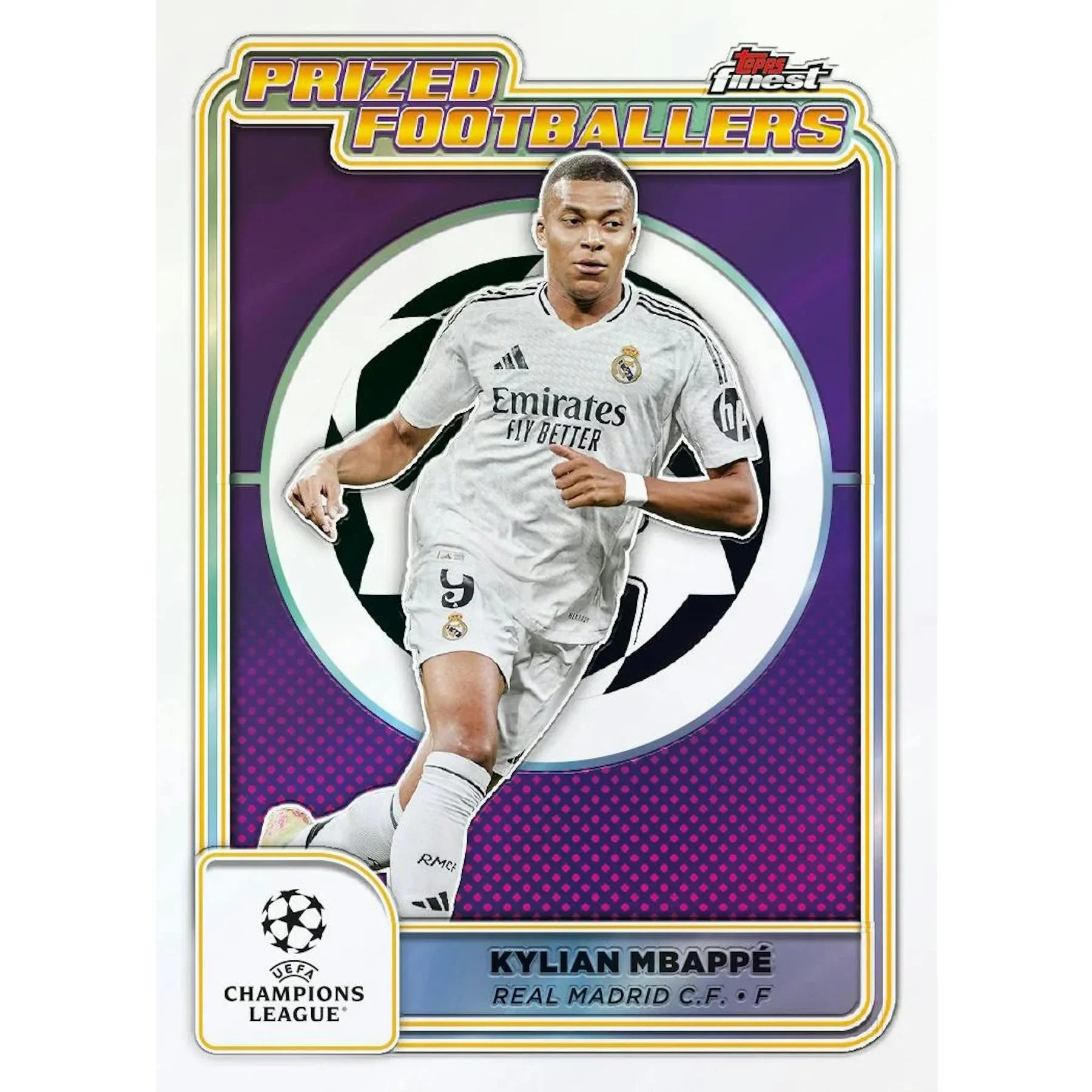2024 25 Topps UEFA Club Competitions Finest Soccer Hobby Box (Ships Sealed Only)