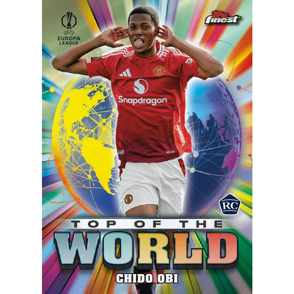 2024 25 Topps UEFA Club Competitions Finest Soccer Hobby Box (Ships Sealed Only)