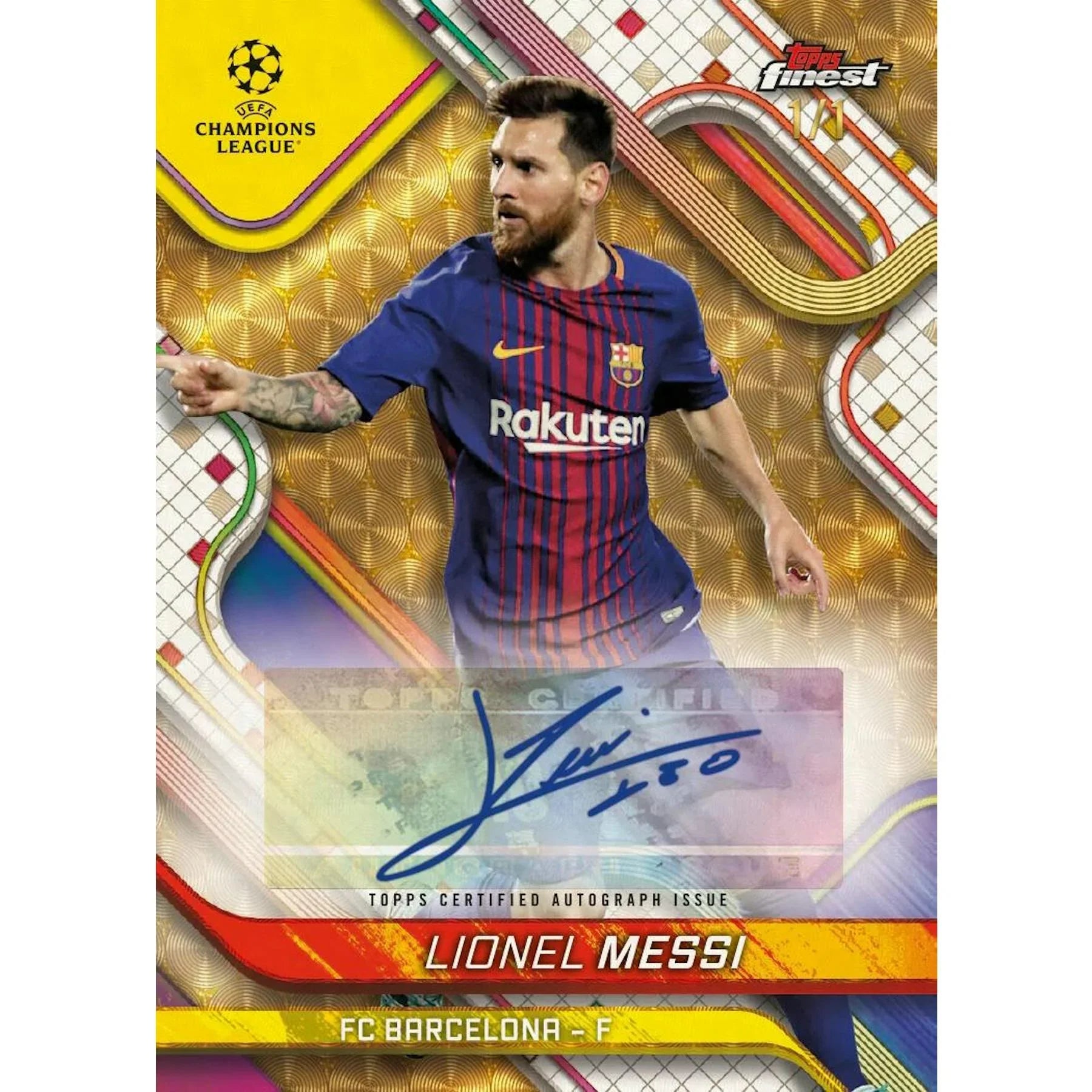 2024 25 Topps UEFA Club Competitions Finest Soccer Hobby Box (Ships Sealed Only)