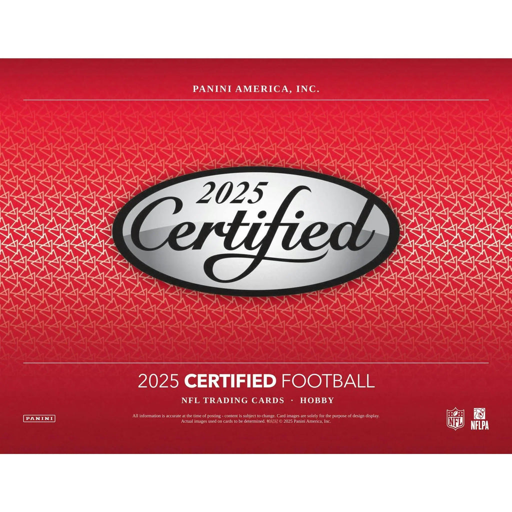 2025 Panini Certified Football Hobby Box (Ships Sealed Only) - D