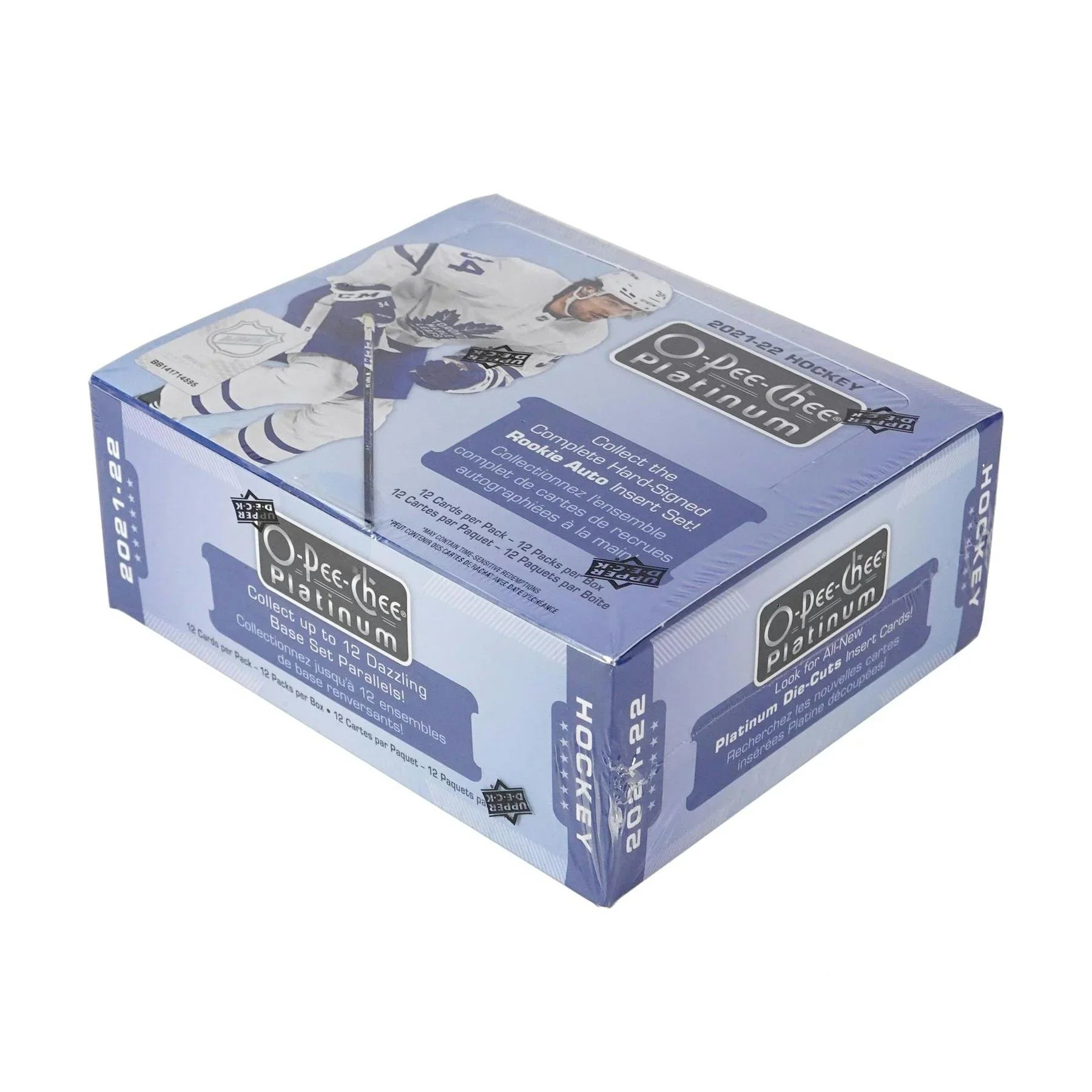 2021 22 Upper Deck O Pee Chee Platinum Hockey Hobby Box (Ships Sealed Only)