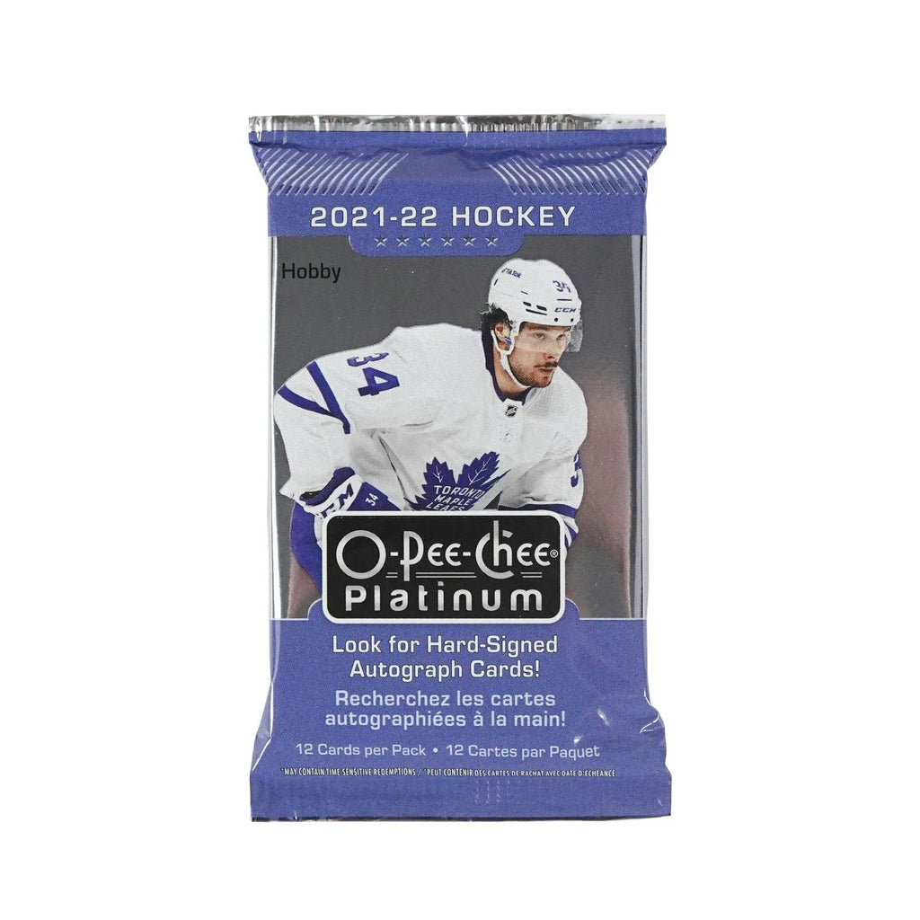 2021 22 Upper Deck O Pee Chee Platinum Hockey Hobby Box (Ships Sealed Only)