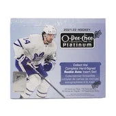 2021 22 Upper Deck O Pee Chee Platinum Hockey Hobby Box (Ships Sealed Only)