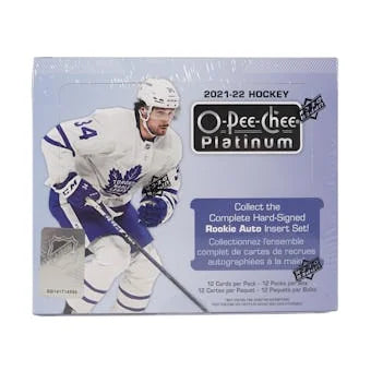2021 22 Upper Deck O Pee Chee Platinum Hockey Hobby Box (Ships Sealed Only)