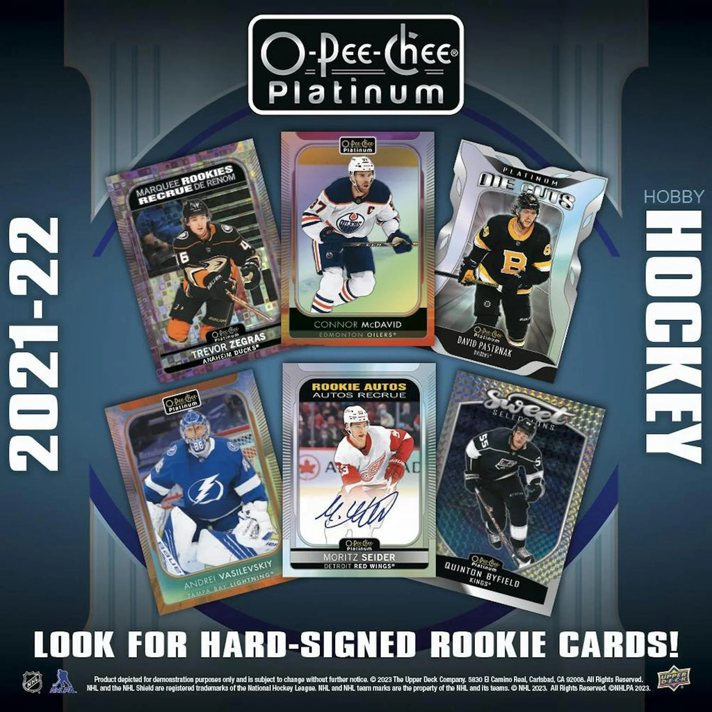 2021 22 Upper Deck O Pee Chee Platinum Hockey Hobby Box (Ships Sealed Only)