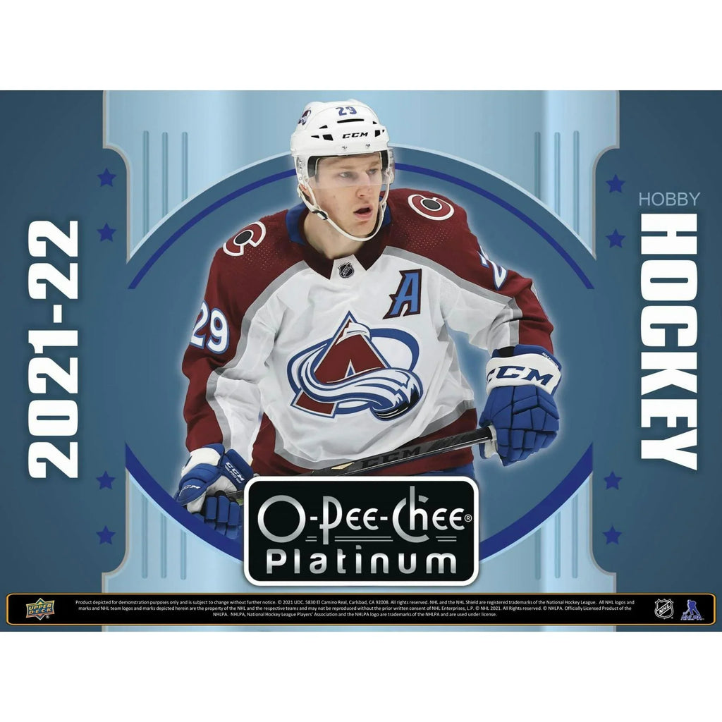 2021 22 Upper Deck O Pee Chee Platinum Hockey Hobby Box (Ships Sealed Only)