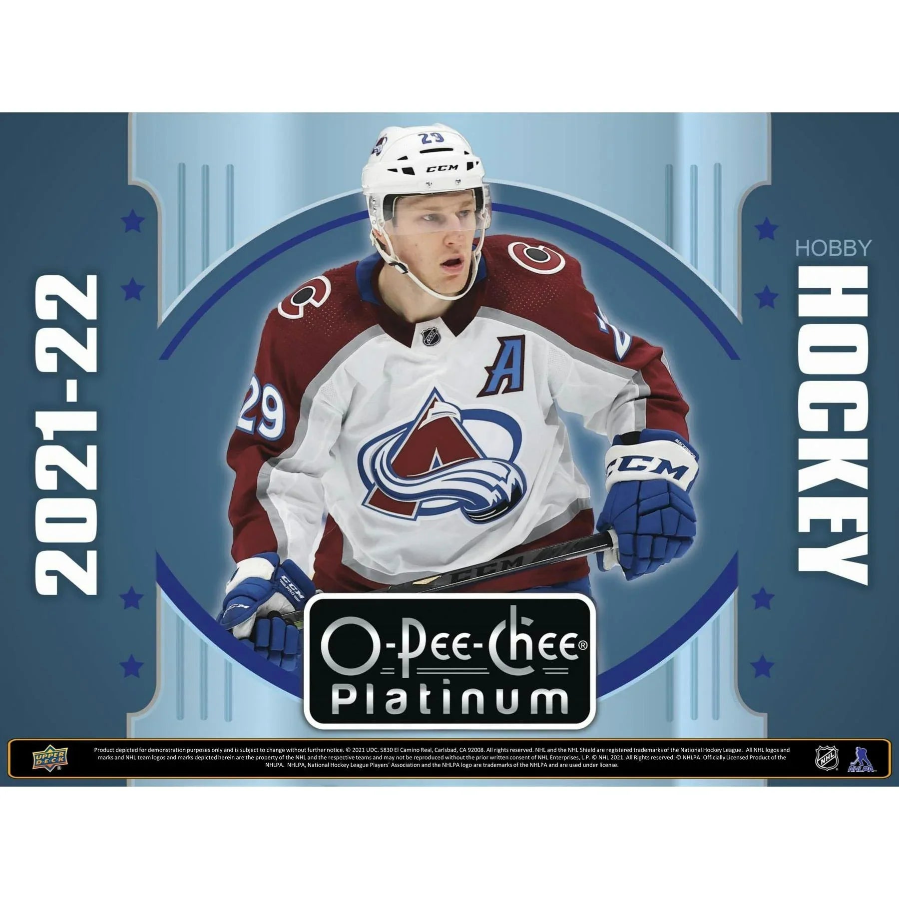 2021 22 Upper Deck O Pee Chee Platinum Hockey Hobby Box (Ships Sealed Only)